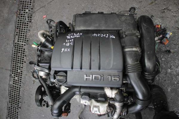 MOTEUR CITROEN C4 / BERLINGO / XSARA PICASSO ...  PEUGEOT PARTNER / 207 / .... 1.6HDI CODE 9HX - Vue 2